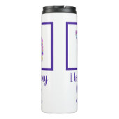 Chihuahua Niedlich Hund Silhouette PPY&B Thermosbecher (Rückseite)