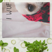 Chihuahua niedlich, ich wähe dir Liebe Valentines Geschirrtuch (Gefaltet)
