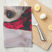 Chihuahua niedlich, ich wähe dir Liebe Valentines Geschirrtuch (Viertel Falte)