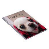 Chihuahua niedlich, ich wähe dir Liebe Valentines Notizblock (Rechte Seite)