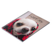 Chihuahua niedlich, ich wähe dir Liebe Valentines Notizblock (Linke Seite)