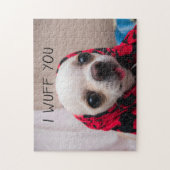 Chihuahua niedlich, ich wähe dir Liebe Valentines Puzzle (Vertikal)