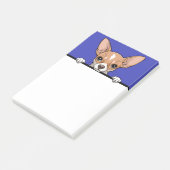 Chihuahua Niedlich Peeking Dog Lover Geschenke Ges Post-it Klebezettel (angewinkelt)