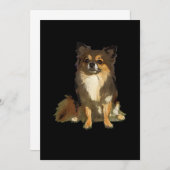 Chihuahua-Niedlicher Cartoon Grafischer Hund Ankündigung (Vorne/Hinten)