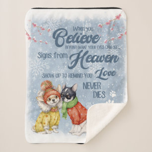 Chihuahua - Niedliches Welpenweihnachtsgeschenk, Sherpadecke