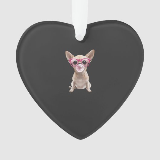 Chihuahua    ornament (Vorderseite)