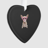 Chihuahua    ornament (Vorderseite)