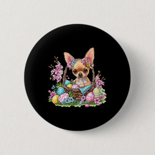 Chihuahua Ostern Chihuahua Hasenohren Grafik  Button
