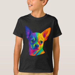 Chihuahua P Art Portrait Für Hundebesitzer  T-Shirt
