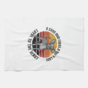 Chihuahua Papa Shirt Vintage Gravur Hunde Liebhabe Geschirrtuch