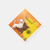 Chihuahua Paper Party Napkins Serviette (Ecke)