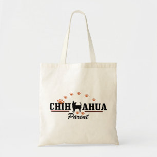 Chihuahua Parent W/Paws Tote Bag Tragetasche