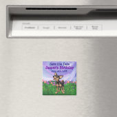 Chihuahua Party Center Magnet (In Situ (Geschirrspüler))