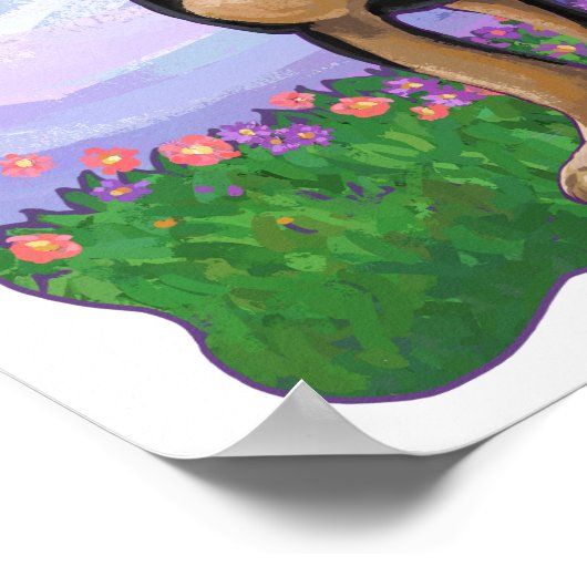 Chihuahua Party Center Poster (Ecke)