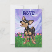 Chihuahua Party Center UAWG RSVP Karte (Vorderseite)