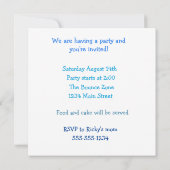 Chihuahua-Party Einladungen (Rückseite)