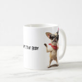 Chihuahua-Party-Tasse Kaffeetasse (VorderseiteRechts)