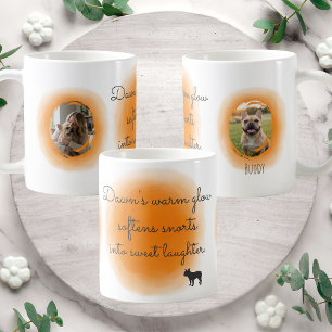 Chihuahua-Pastell-Orange-Tasse mit benutzerdefinie Kaffeetasse
