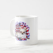 Chihuahua Patriot Kaffeetasse (Vorderseite Links)
