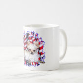 Chihuahua Patriot Kaffeetasse (VorderseiteRechts)
