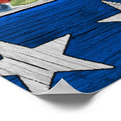 Chihuahua Patriotic Fruit USA Long Hair Chihuahua Poster (Ecke)