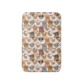 Chihuahua Pattern Badematte (Vorderseite Vertikal)