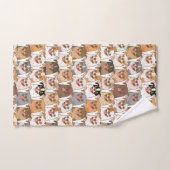 Chihuahua Pattern Badhandtuch Set (Handtuch)