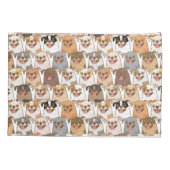 Chihuahua Pattern Kissenbezug (Rückseite)