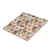 Chihuahua Pattern Napkins Fliese (Seite)