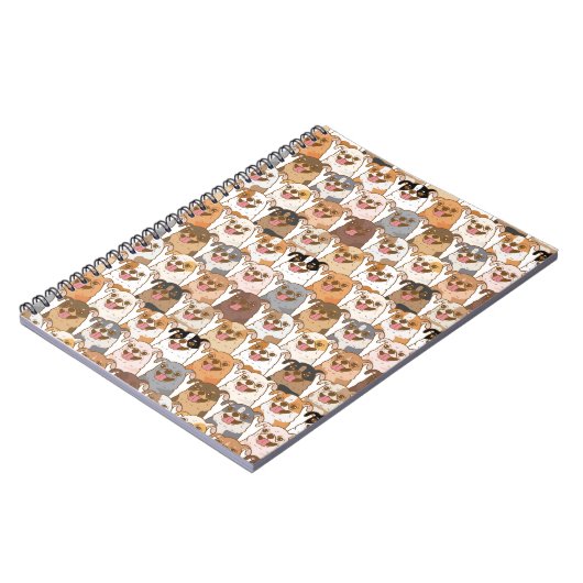 Chihuahua Pattern Notizblock (Linke Seite)