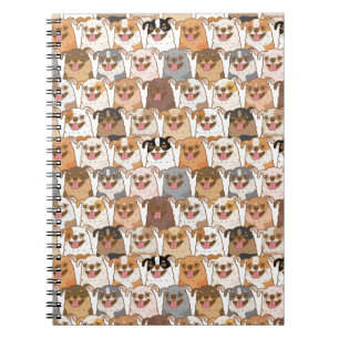 Chihuahua Pattern Notizblock