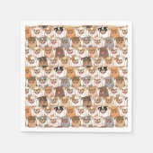 Chihuahua Pattern Serviette (Vorderseite)