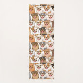 Chihuahua Pattern Yogamatte (Vorderseite)