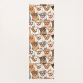 Chihuahua Pattern Yogamatte (Rückseite)