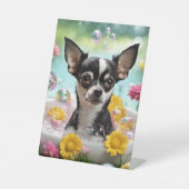 Chihuahua - Pedestal-Zeichen Sockelschild (Vorderseite)