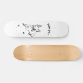 Chihuahua: Personalisierte Art Deco Skateboard (Horizontal)