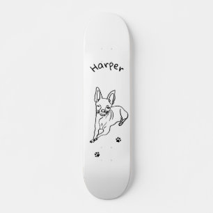 Chihuahua: Personalisierte Art Deco Skateboard