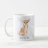 Chihuahua personalisierte Mug Kaffeetasse (Links)