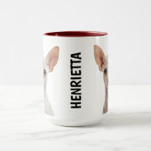 Chihuahua personalisierte Mug Tasse (Zentrum)