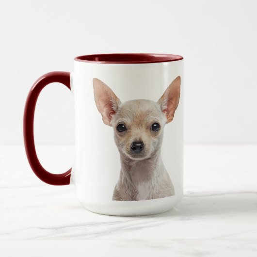 Chihuahua personalisierte Mug Tasse (Links)