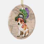 Chihuahua Pirate Keramikornament (Rechts)