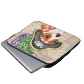 Chihuahua Pirate Laptopschutzhülle (Vorne Knopf)