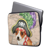 Chihuahua Pirate Laptopschutzhülle (Vorderseite Links)