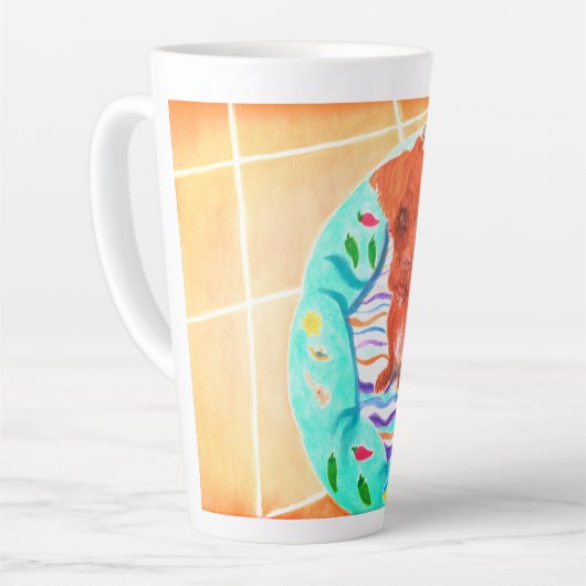 Chihuahua Poodle Mix Milchtasse (Linke Ecke)