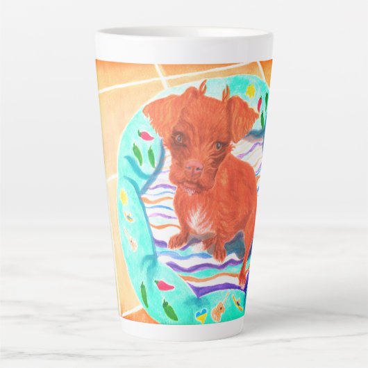 Chihuahua Poodle Mix Milchtasse (Vorderseite)