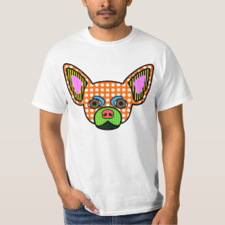 Chihuahua-Pop-Kunst T-Shirt
