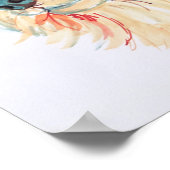 Chihuahua Pop Long Haired Art Poster (Ecke)