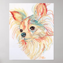Chihuahua Pop Long Haired Art