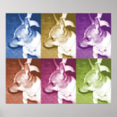 Chihuahua PopArt Poster (Vorne)