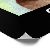Chihuahua Portrait Poster (Ecke)